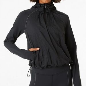 Outdoor Voices 'Frostknit' pullover in black, size S